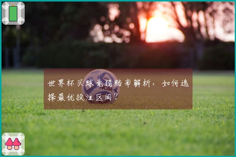 世界杯买球竞猜赔率解析，如何选择最优投注区间？